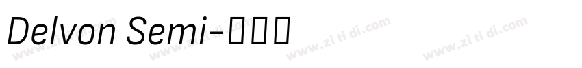 Delvon Semi字体转换
